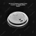 PET RE-CLOSABLE DOUBLE HOLE PLASTIC LID (95MM) (BW95) 双孔高盖 (1000'S)