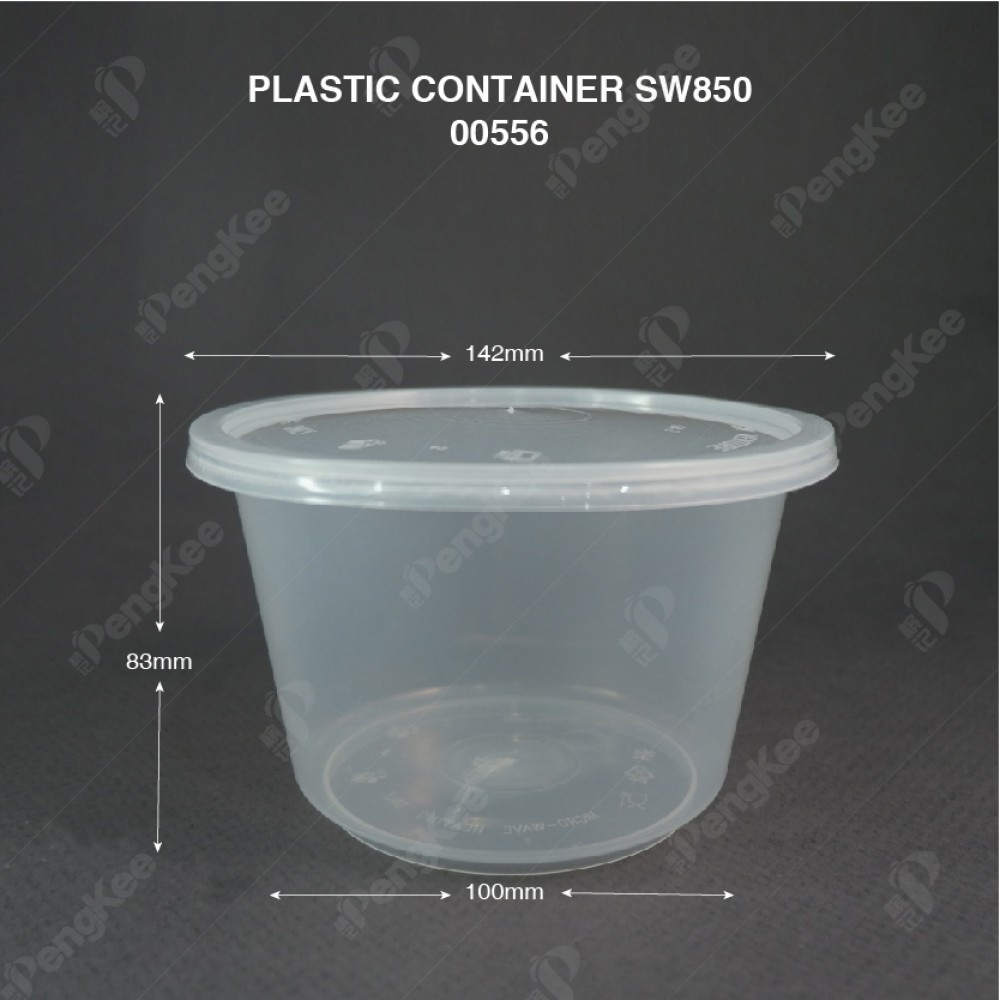 PLASTIC CONTAINER SW850 (+/-50'S X 10PKT)