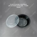 PLASTIC ROUND CONTAINER (BLACK BASE) WITH LIDS - Y1000R (+/-50'S X 5PKT/CTN) PLASTIC ROUND CONTAINER (BLACK BASE) WITH LIDS - Y1000R (+/-50'S X 5PKT/CTN)