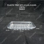 PLASTIC TRAY AFC-A15-25 (CLEAR) (100'S) (5PKT/CTN)