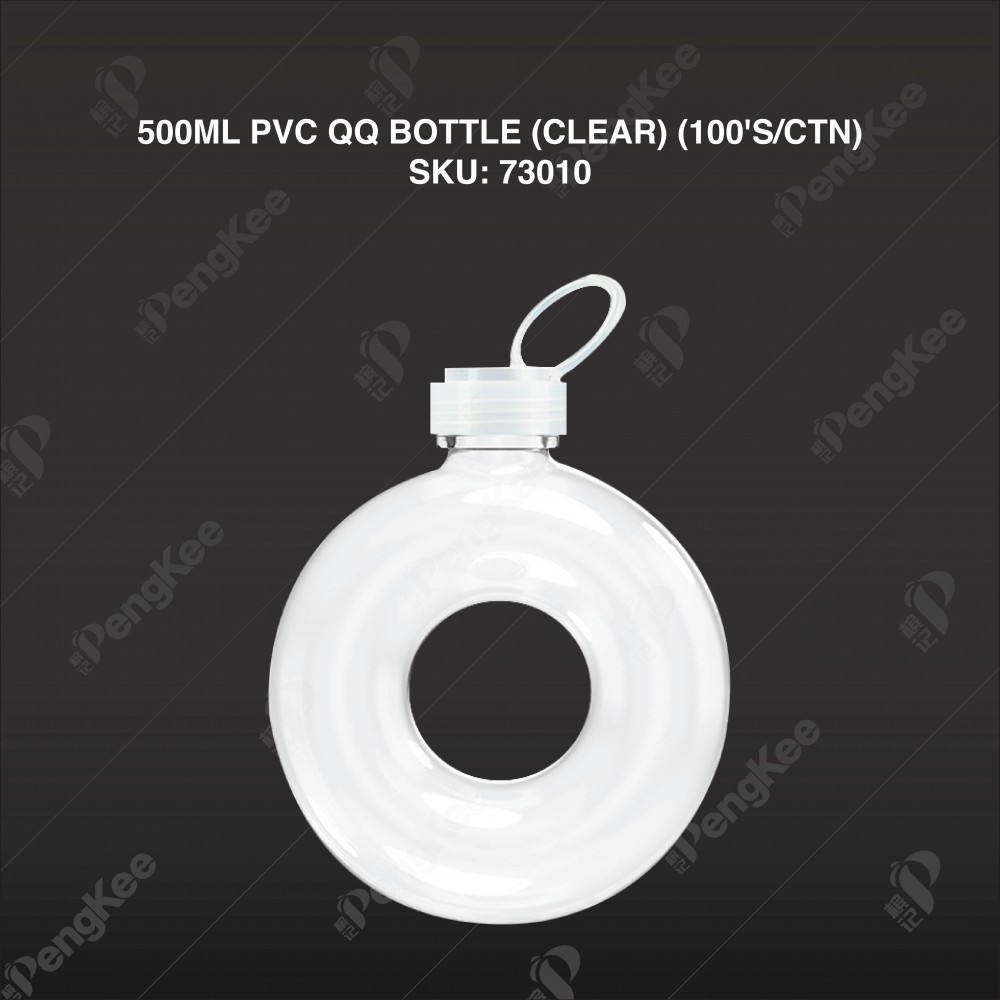 500ML PVC QQ BOTTLE (CLEAR) (100'S/CTN)