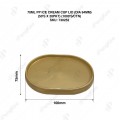 70ML PP ICE CREAM CUP (DIA 94MM) LID (50'S X 20 PKT)