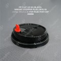 PP FLAT LID 95 (black) w/heart stopper plug (red) (1000'S/CTN) 95 注朔盖 (黑色红心塞) for injection cup PP FLAT LID 95 (black) w/heart stopper plug (red) (1000'S/CTN) 95 注朔盖 (黑色红心塞) for injection cup