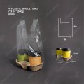 PP SINGLET BAG TRANSPARENT PP SINGLET BAG TRANSPARENT