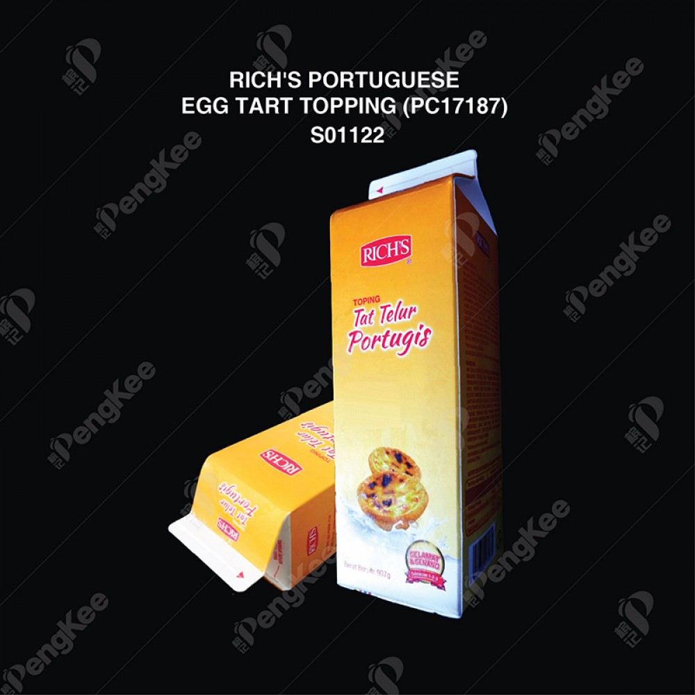 RICH'S PORTUGUESE EGG TOPPING 907GM X 12 BOX PC17187