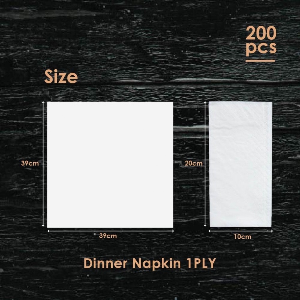 PEARLY DINNER NAPKIN 1 PLY 