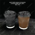 8OZ P80 PP RECLOSABLE KRAFT RIPPLE WALL HOT CUP LID (WAVE SHAPE) (BLACK) (50'S X 20PKT/CTN) 8OZ P80 PP RECLOSABLE KRAFT RIPPLE WALL HOT CUP LID (WAVE SHAPE) (BLACK) (50'S X 20PKT/CTN)