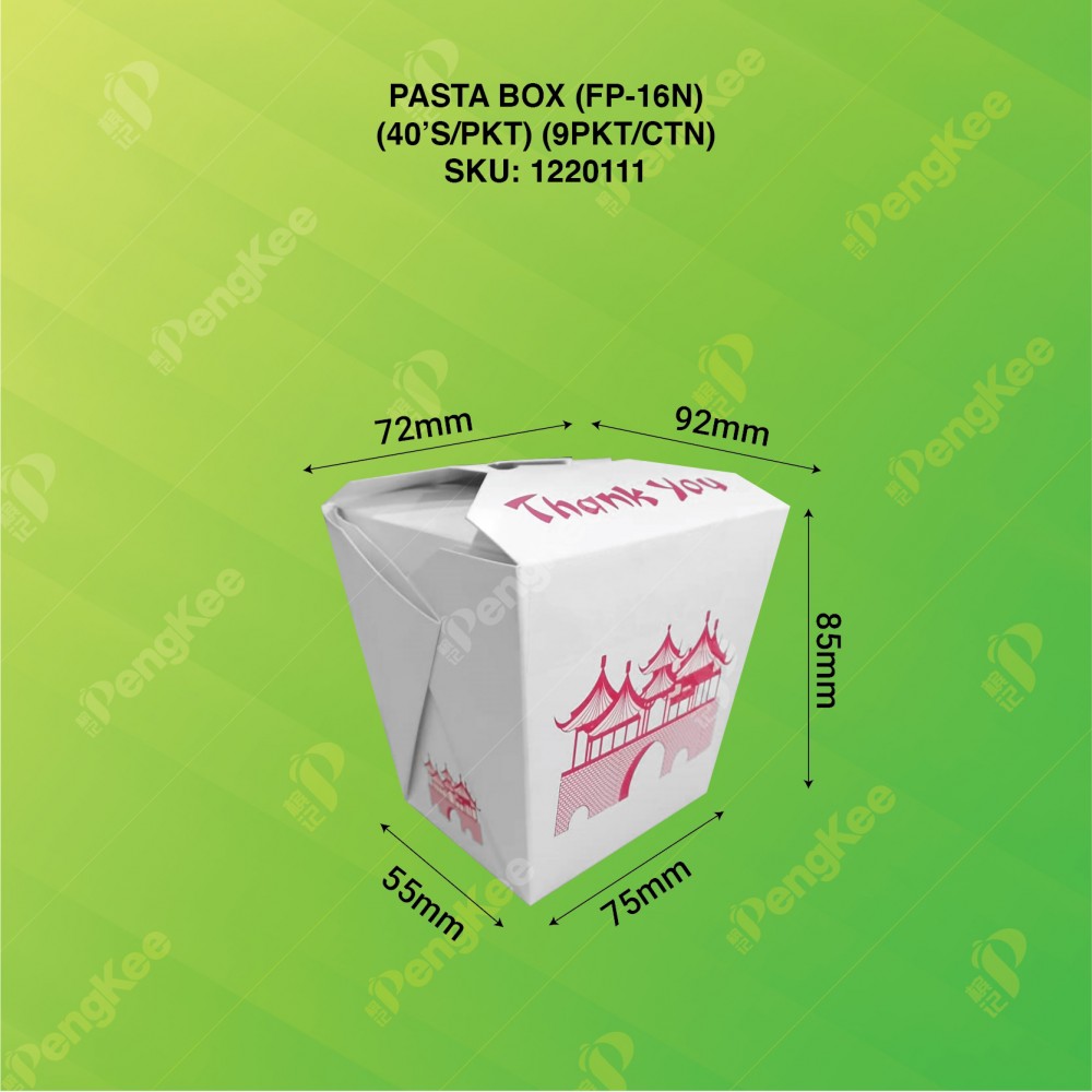 PASTA BOX ( FP-16N ) ( 40PCS X 9PKT/CTN ) HMT