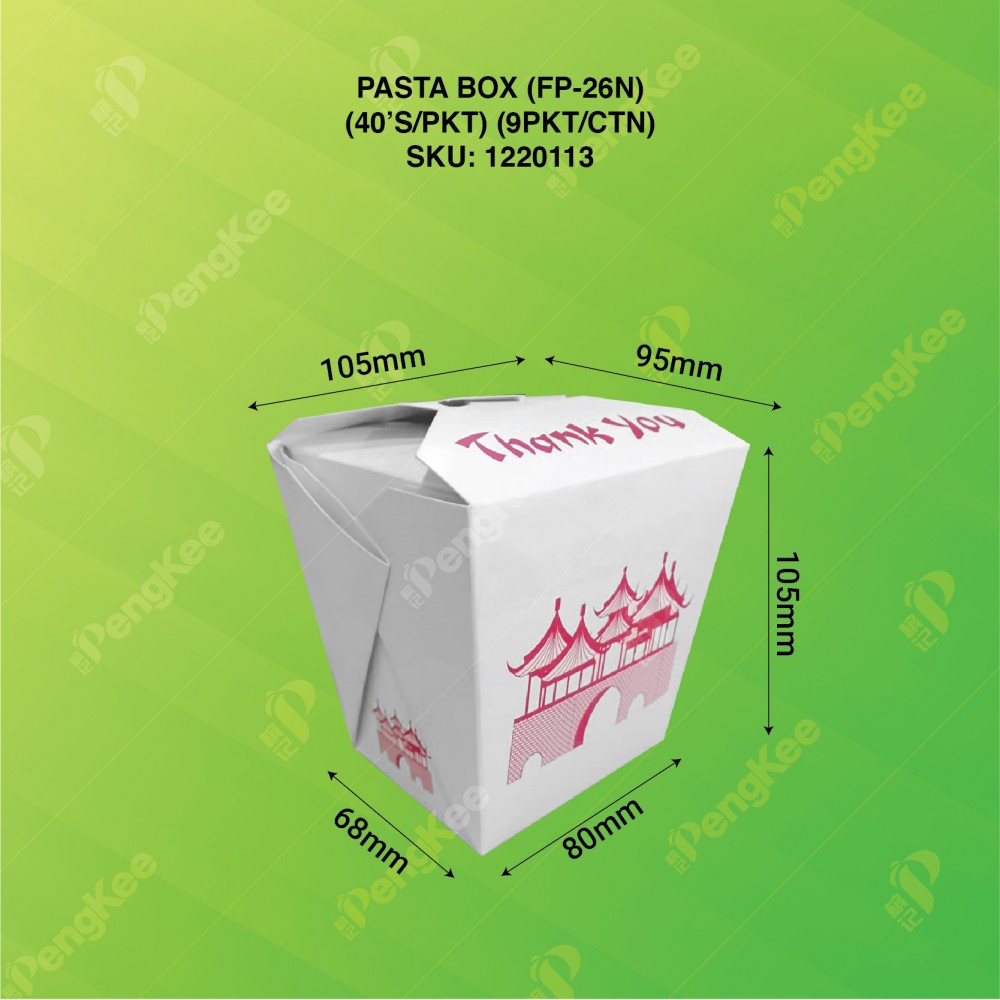 PASTA BOX ( FP-26N ) ( 40PCS X 9PKT/CTN ) HMT