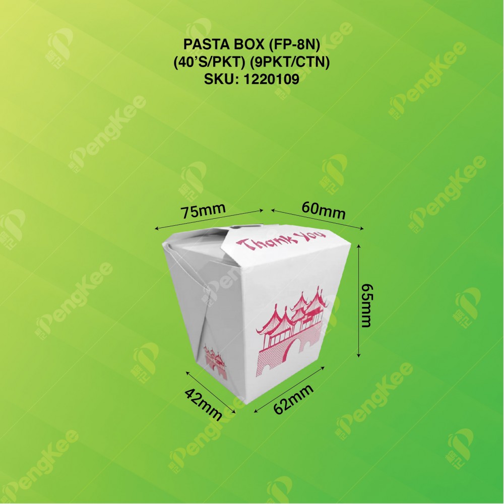 PASTA BOX ( FP-8N ) ( 40PCS X 9PKT/CTN ) HMT