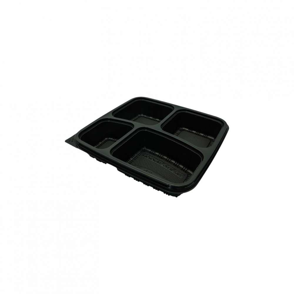 BTB-4C-BTM-BLK60 PP BASE ( 4 COMP. ) ( BLACK ) ( 50'SX6PKT/CTN ) BENXON