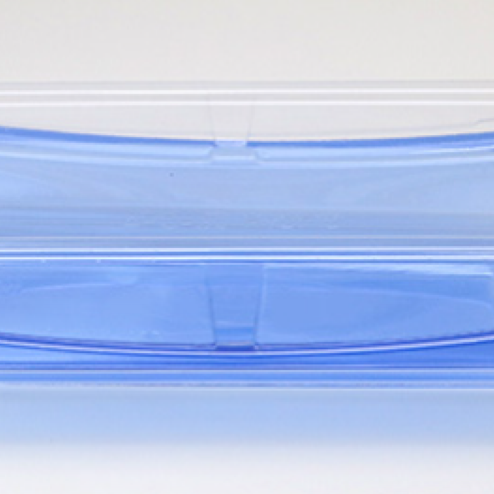 SA 30 BASE TRAY + PET LID ( TRANSPARENT BLUE ) ( 238 X 116 X 37MM ) ( 50pcs x 16pkt /CTN ) HIRO