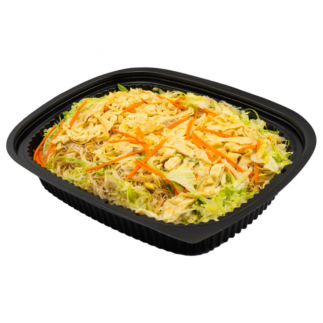 BX-289-BASE PP PLASTIC MEDIUM CATERING PLATTER WITH 1 COMPARTMENT (50PCS X 2PKT / CTN) BENXON 
