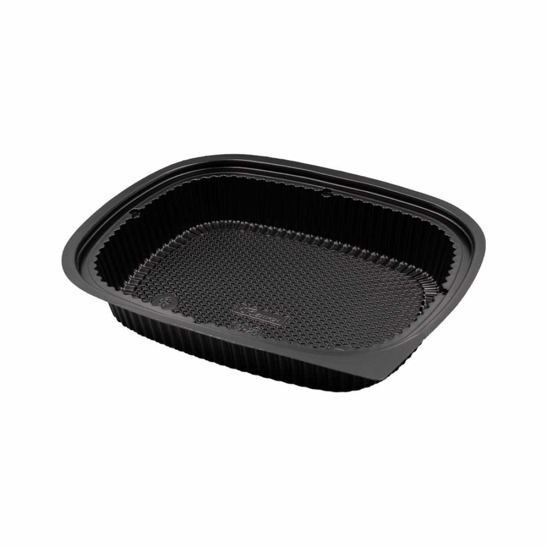 BX-289-BASE PP PLASTIC MEDIUM CATERING PLATTER WITH 1 COMPARTMENT (50PCS X 2PKT / CTN) BENXON 