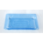 SA 504 BASE TRAY + PET LID ( TRANSPARENT BLUE ) ( 186 X 130 X 20MM ) ( 50pcs x 16pkt /CTN ) HIRO