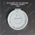 RECLOSABLE HOT CUP LID(81MM) (CM) (WHITE) FOR 8OZ 50'S X 20PKT RECLOSABLE HOT CUP LID(81MM) (CM) (WHITE) FOR 8OZ 50'S X 20PKT