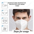 RESPACK KN95 RESPIRATOR PROTECTIVE FACE MASK 10'S/BOX RESPACK KN95 RESPIRATOR PROTECTIVE FACE MASK 10'S/BOX