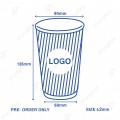 16OZ RIPPLE WALL HOT CUP [PRE- ORDER] 