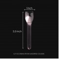 4.15" ICE CREAM SPOON (CLEAR - ASSTD COL) (+-100'S) (20PKT/CTN) 4.15" ICE CREAM SPOON (CLEAR - ASSTD COL) (+-100'S) (20PKT/CTN)