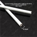 BIO PACK PAPER STRAWS 6MM X 195MM (100'S/PKT) (PLAIN WHITE) BIO PACK PAPER STRAWS 6MM X 195MM (100'S/PKT) (PLAIN WHITE)