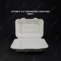 PCT096 9" X 6" SUGARCANE LUNCH BOX PCT096 9" X 6" SUGARCANE LUNCH BOX