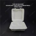 TAGE205 BAGASSE SUGARCANE LUNCH BOX 3 COMPARTMENT TAGE205 BAGASSE SUGARCANE LUNCH BOX 3 COMPARTMENT