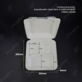 TAGE205 BAGASSE SUGARCANE LUNCH BOX 3 COMPARTMENT TAGE205 BAGASSE SUGARCANE LUNCH BOX 3 COMPARTMENT