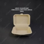 UBOO1 SUGARCANE UNBLEACH LUNCH BOX (600ml)