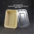 UBT-1B UNBLEACH-SUGARCANE-POTATOES-TRAY-WITH-LID 