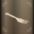 DS1129 205MM WOODEN FORK WITH ELEGANT HANDLE 桦木复古加劲餐叉 205*27*2mm (100'S X 10PKT/CTN)