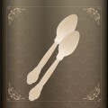 DS1130 205MM WOODEN SPOON WITH ELEGANT HANDLE 桦木复古加劲餐匙 205*40*2mm (100'S X 10PKT/CTN)