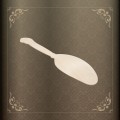 DS1130 205MM WOODEN SPOON WITH ELEGANT HANDLE 桦木复古加劲餐匙 205*40*2mm (100'S X 10PKT/CTN)