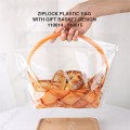ZIPLOCK PLASTIC BAG WITH GIFT BASKET DESIGN ZIPLOCK PLASTIC BAG WITH GIFT BASKET DESIGN
