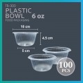 TB 300 (6OZ) PP PLASTIC BOWL (100'S) TOLi