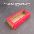 PAPER GIFT BOX FOR CHINESE NEW YEAR WITH WINDOW 1 SET/PKT PAPER GIFT BOX FOR CHINESE NEW YEAR WITH WINDOW 1 SET/PKT