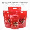CHINESE NEW YEAR STAND UP ZIP LOCK BAG WITH HANDLE 送礼佳品 100'S/PKT CHINESE NEW YEAR STAND UP ZIP LOCK BAG WITH HANDLE 送礼佳品 100'S/PKT