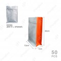 MATTE ALUMINIUM FOIL SQUARE BOTTOM GUSSETED ZIPLOCK COFFEE BAG (WHITE + RED) 12C X 13CM X 20CM +7CM (250g) (50'S) 哑光膜镀铝站立八边侧拉链袋(无气阀) (白+红) MATTE ALUMINIUM FOIL SQUARE BOTTOM GUSSETED ZIPLOCK COFFEE BAG (WHITE + RED) 12C X 13CM X 20CM +7CM (250g) (50'S) 哑光膜镀铝站立八边侧拉链袋(无气阀) (白+红)