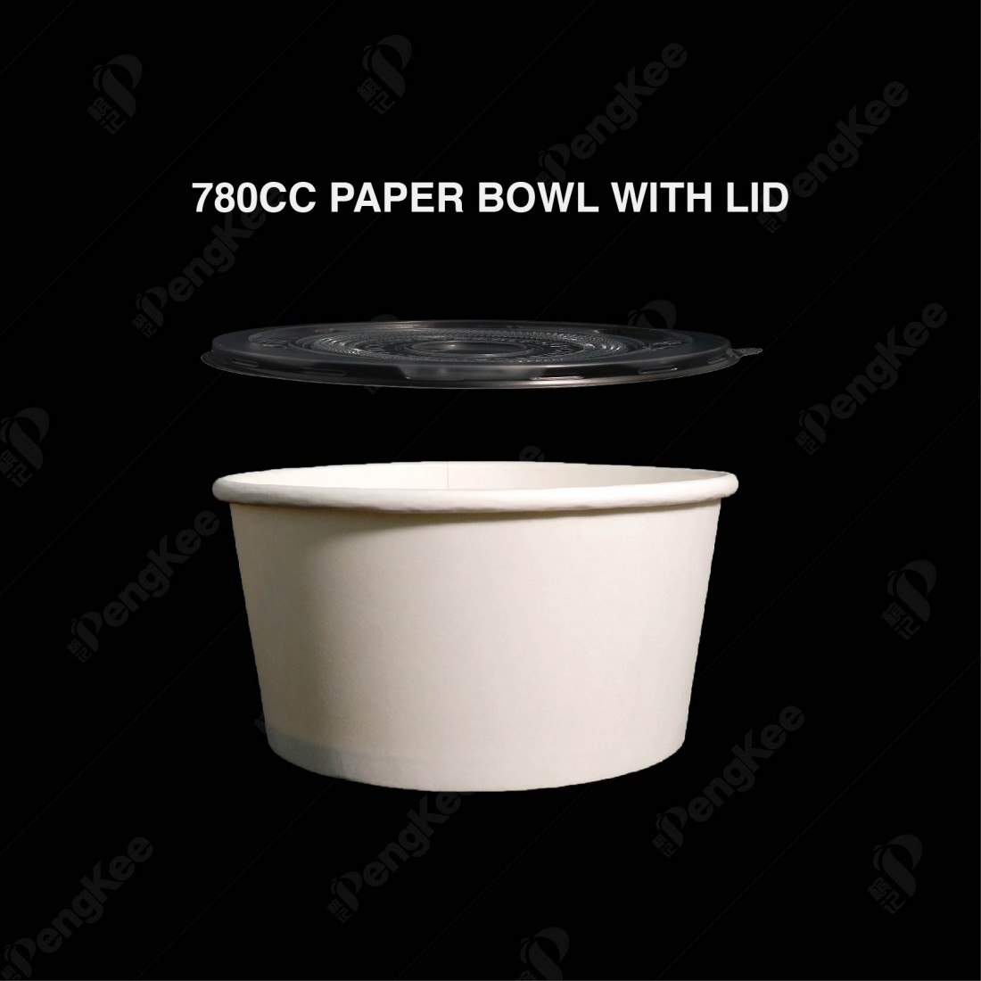 780CC PAPER BOWL + LID (SOLD SEPARATELY)