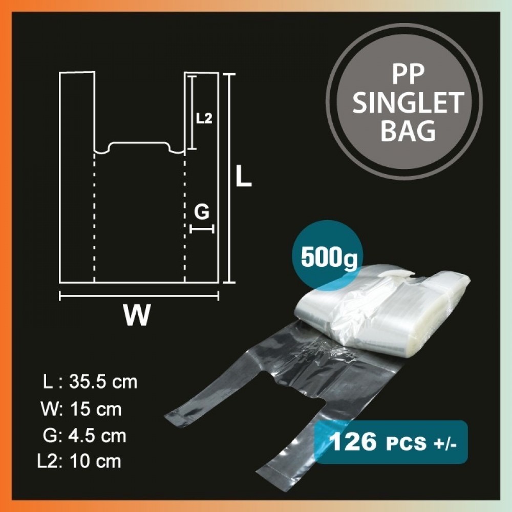 PP SINGLET BAG TRANSPARENT
