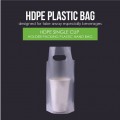 HDPE SINGLE CUP HOLDER PACKING PLASTIC HAND BAG 16*27CM (100'S)