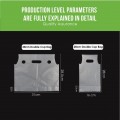 HDPE DOUBLE CUP HOLDER PACKING PLASTIC HAND BAG 31*27CM (50'S)