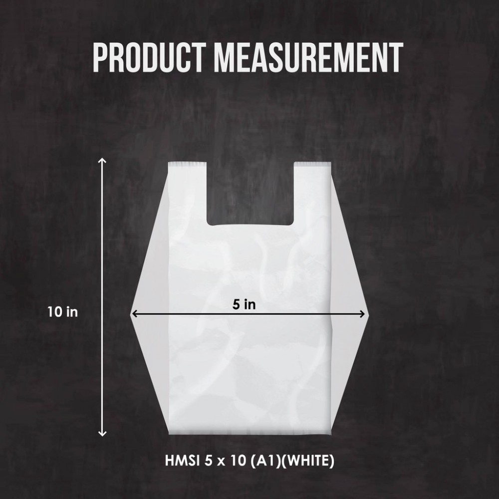 PLASTIC BAG - HMSI (WHITE) 