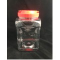 TP928 (H) PLASTIC JAR C/W RED SCREW CAP (RED) (PC) TP928 (H) PLASTIC JAR C/W RED SCREW CAP (RED) (PC)