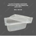 PLASTIC FOAMING CONTAINER WITH LID RT-1000 PLASTIC FOAMING CONTAINER WITH LID RT-1000