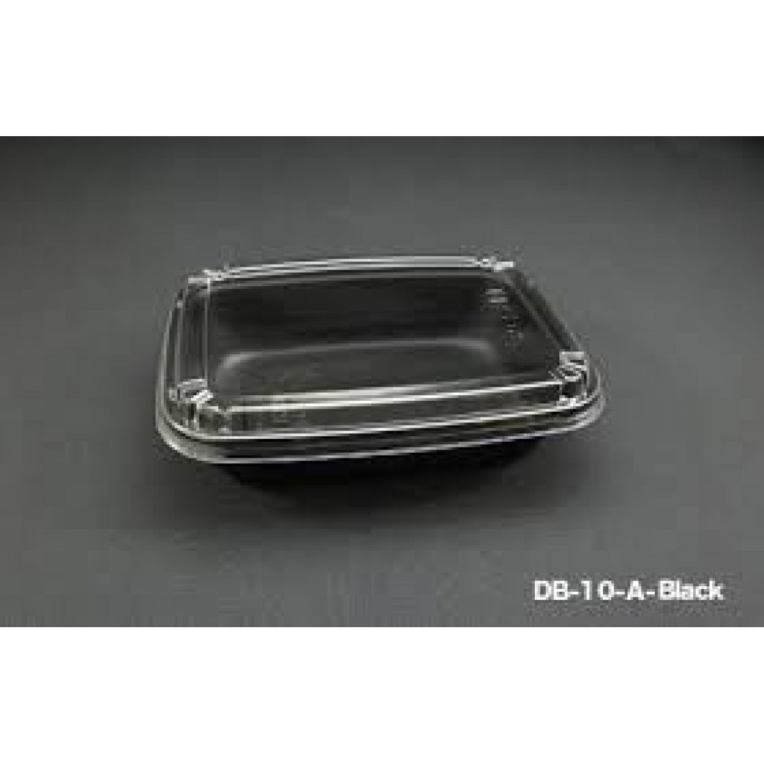 DB-10A DONBURI SQUARE CONTAINER WITH LID (BLACK) (50'S X 16PKT/CTN)