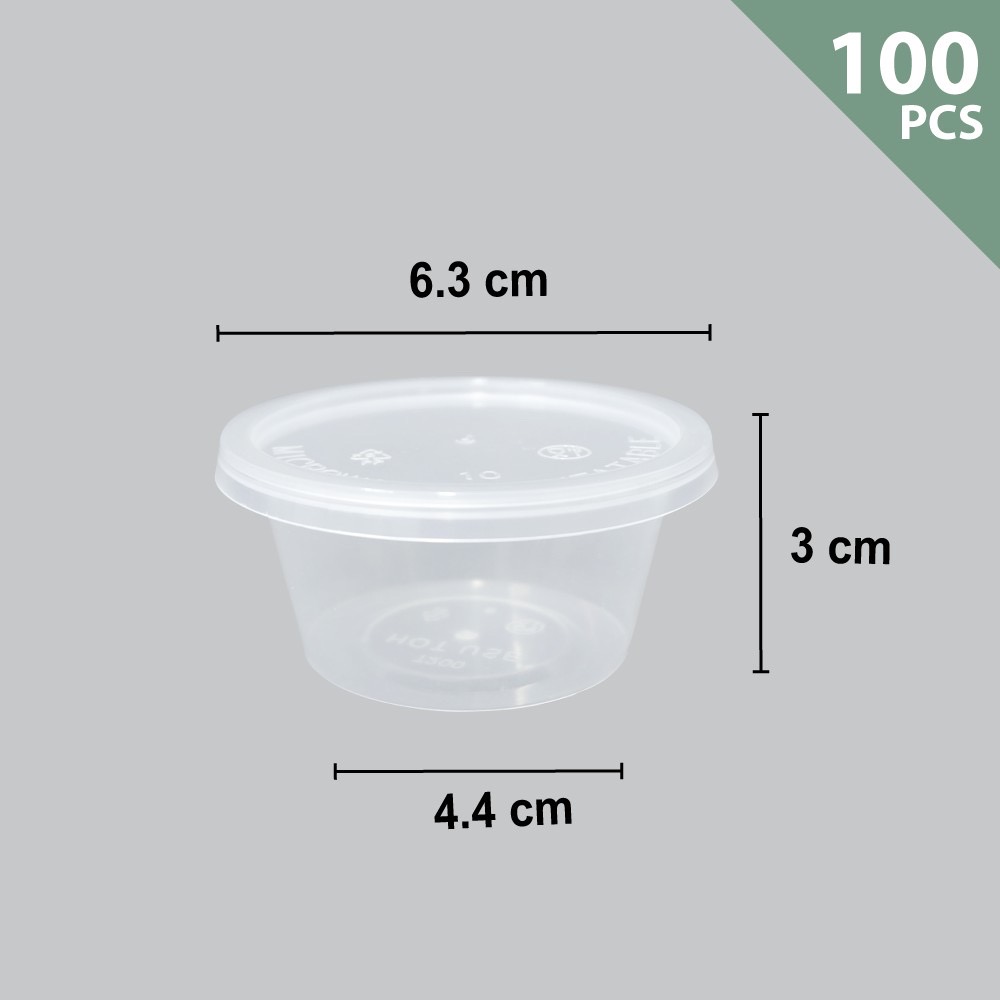 PLASTIC CONTAINER T200 (+-100'S X 30PKT/CTN)