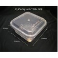 PLASTIC CONTAINER SQ 450 (SQUARE ) (50'S/PKT) PLASTIC CONTAINER SQ 450 (SQUARE ) (50'S/PKT)