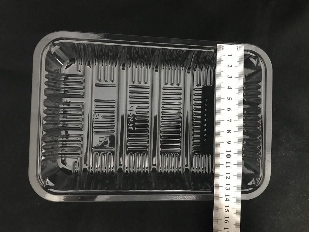 PLASTIC TRAY TCM-12 (APET - CLEAR) (100'S) 