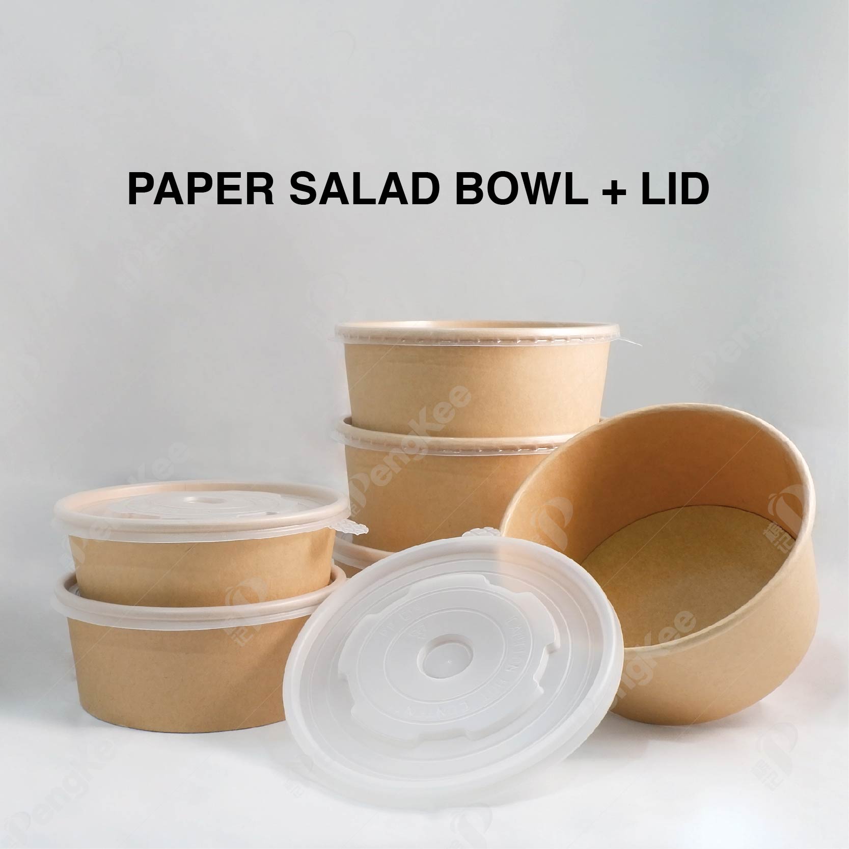 PAPER SALAD BOWL +LID (CM)