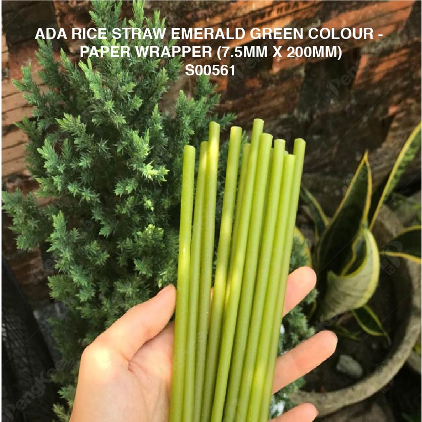 ADA RICE STRAW EMERALD GREEN COLOUR - PAPER WRAPPER